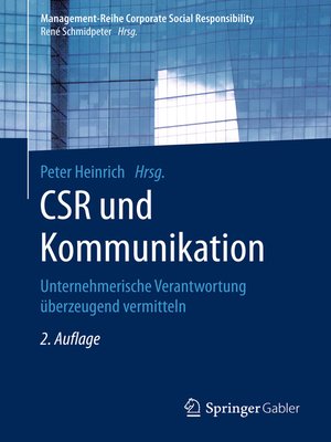 cover image of CSR und Kommunikation